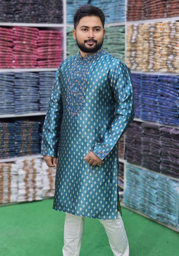 ফিরোজা কালার পাঞ্জাবী কোড: ২৩