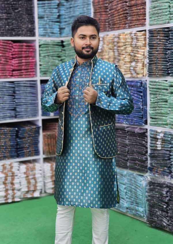ফিরোজা কালার পাঞ্জাবী কোড: ২৩
