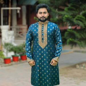 সী-গ্রীন কালার পাঞ্জাবী। কোড: ২৩৩