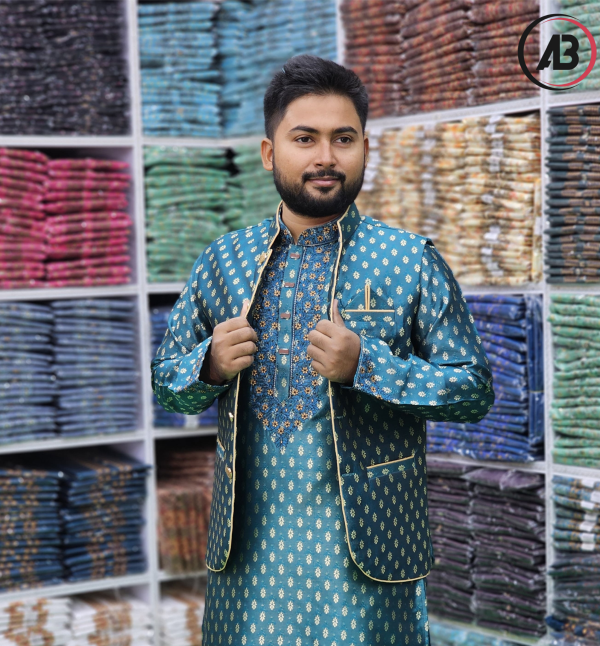 ফিরোজা কালার পাঞ্জাবী কোড: ২৩